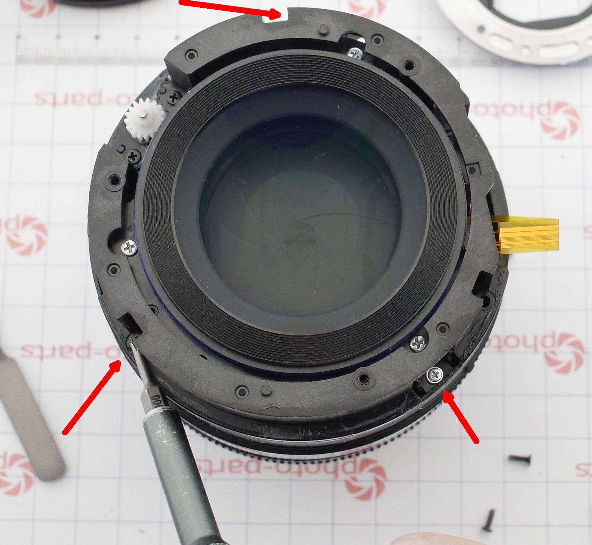 Розбирання і ремонт Sony FE Planar T* 50mm F1.4 ZA